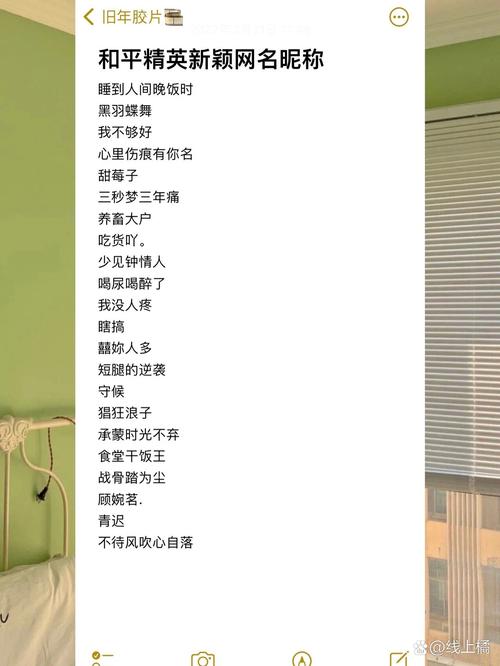 和平精英网名男