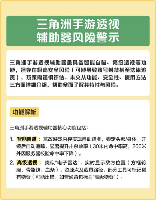 三角洲行动物质透视辅助 千万别用！揭秘危害